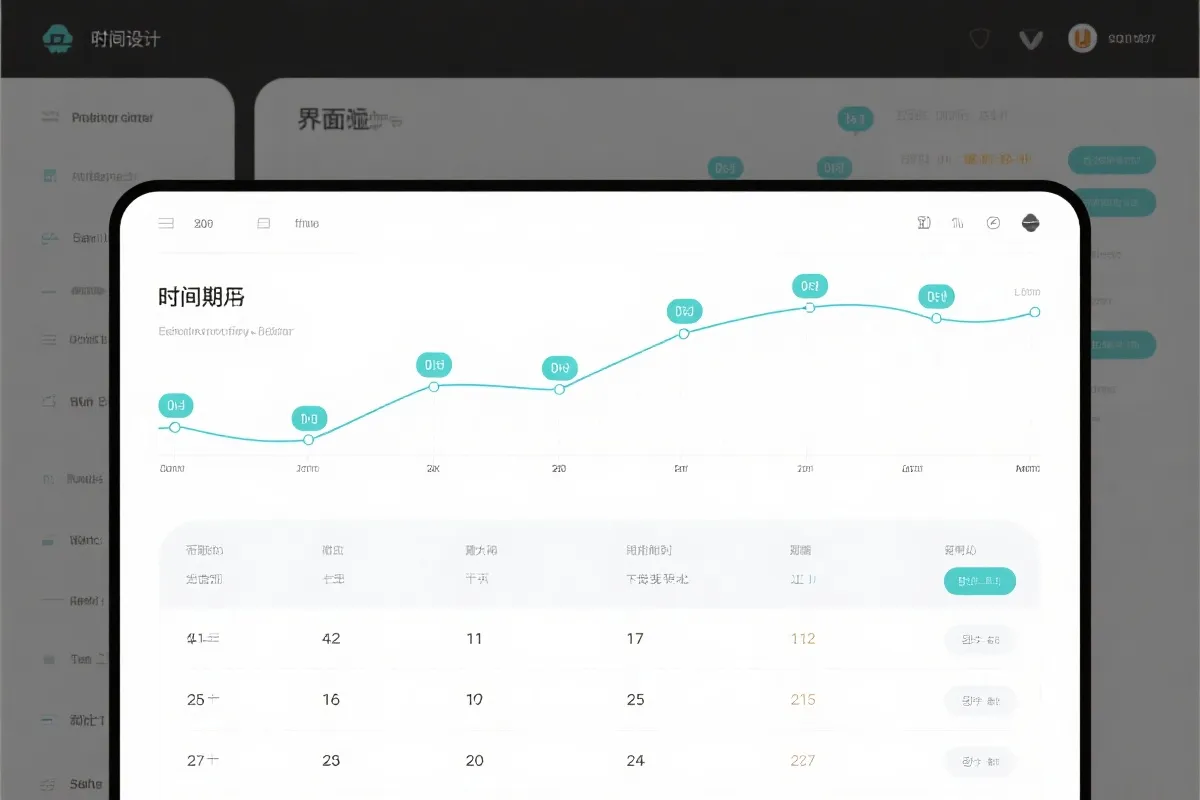 时间序列与列表展示设计